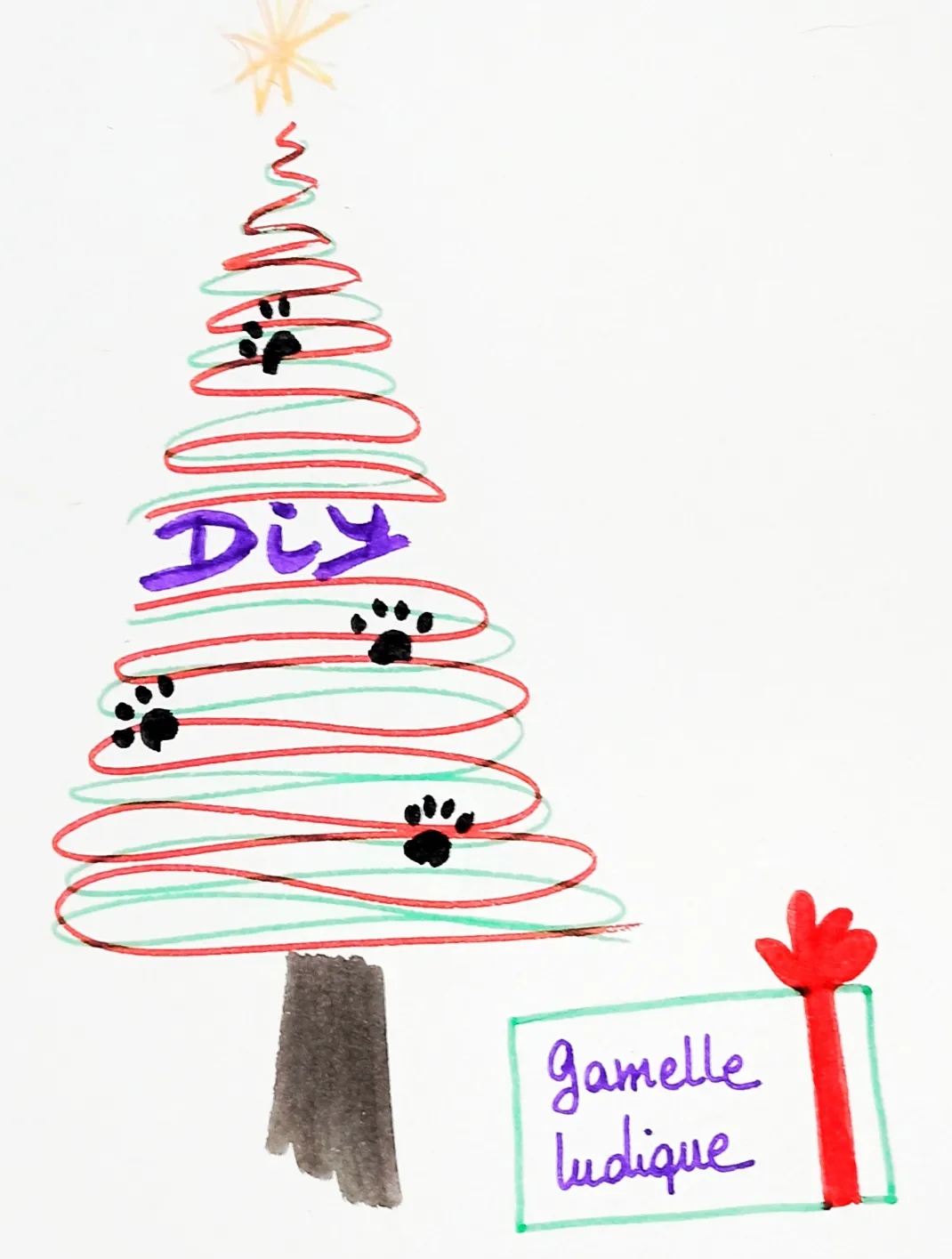 DIY Gamelle Ludique pour Chat Spéciale Noël.